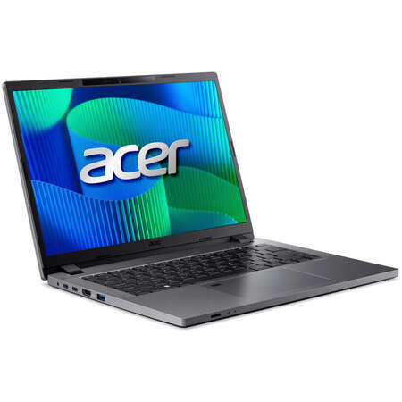 Laptop Acer TravelMate P2 TMP214-43 14 inch WUXGA AMD Ryzen 5 7530U 16GB DDR5 512GB SSD Windows 11 Pro Steel Gray
