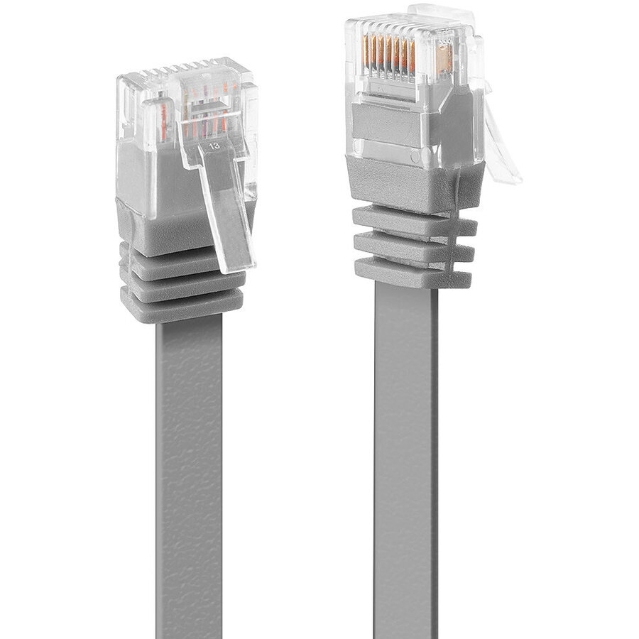 Cablu Rețea Lindy Cat.6 U/UTP Flachband 3m Grey