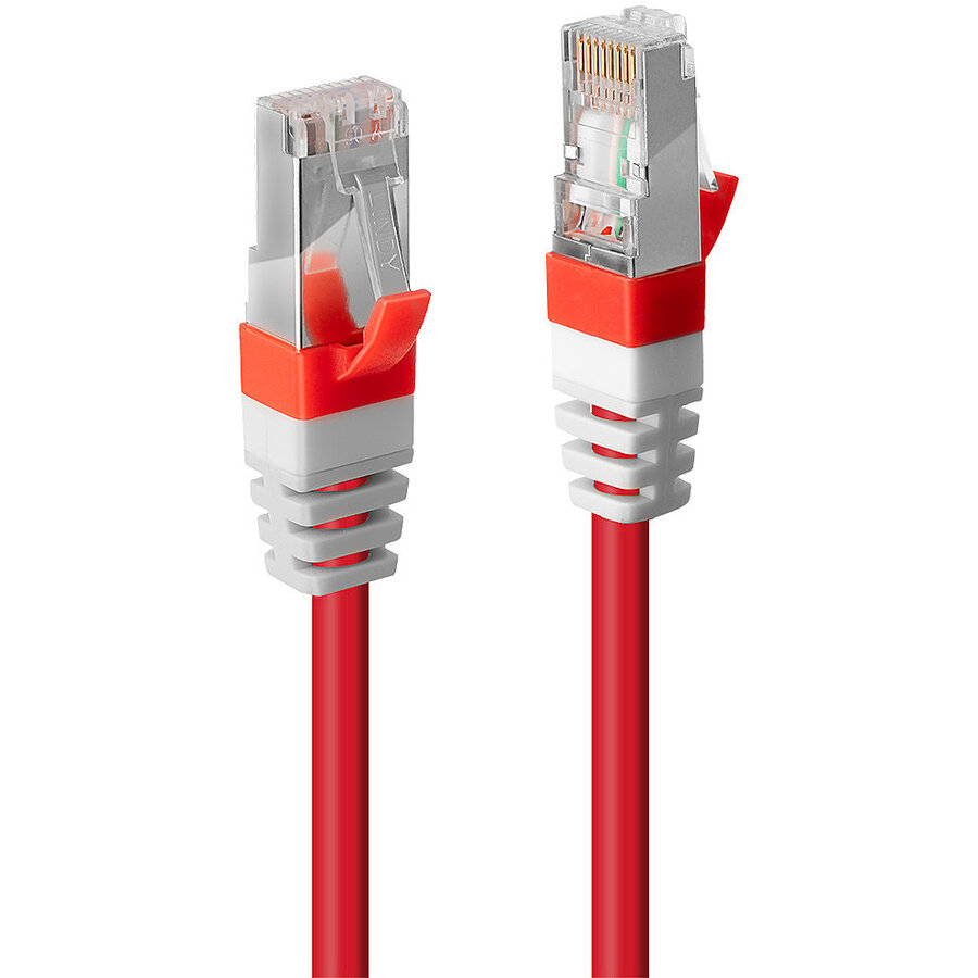 Cablu Rețea Lindy Cat 6A S/FTP LSZH 3m Red