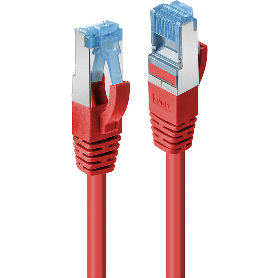 Cablu Rețea Lindy Cat 6A S/FTP LSZH 10m Red