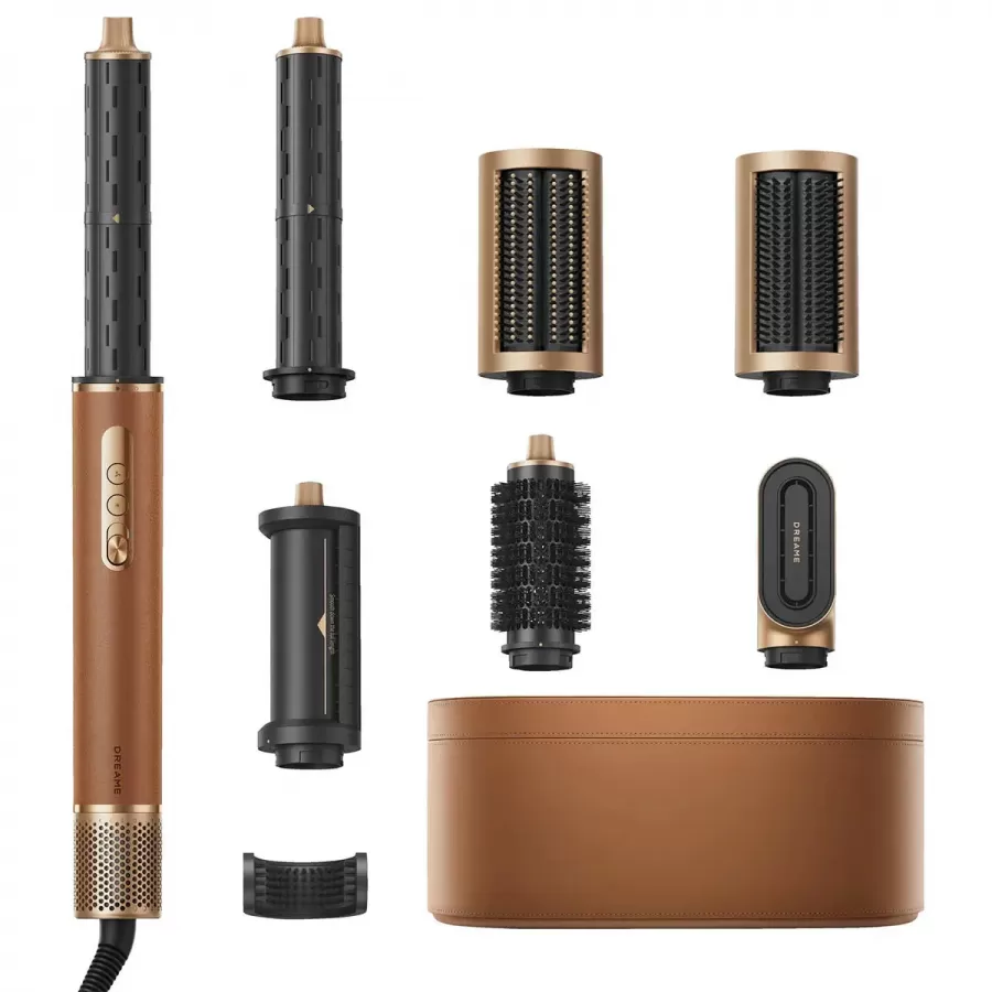 Uscător De Par Dreame Airstyle Pro Și Ondulator Kit De Accesorii 7 In 1 1300W Auriu