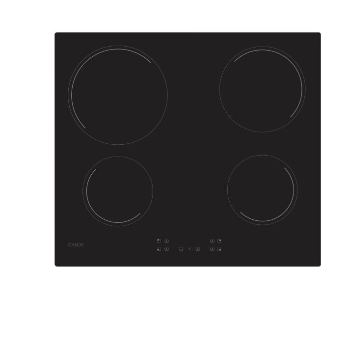 Plita Incorporabila CH64CCB/4U2 Vitro Electric 4 Zone 6500W Negru