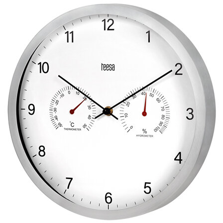 CEAS PERETE 30CM TERMOMETRU HIGROMETRU TEESA