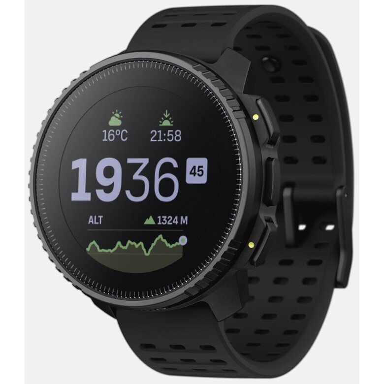Ceas Sport 3.56 cm 1.4inch Dot-matrix 49mm 280 x 280pixels Touchscreen GPS Negru