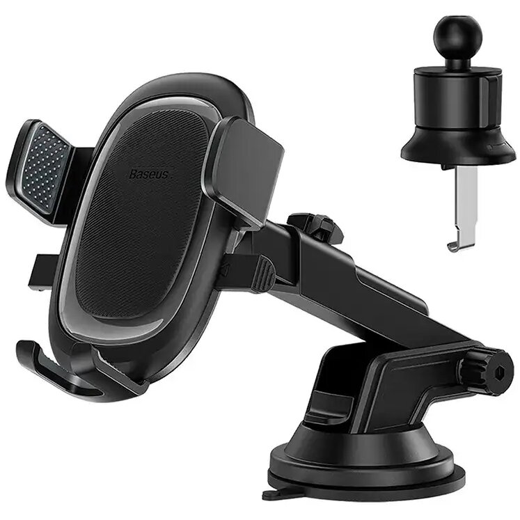 Suport UltraControl Pro, Dashboard / Air Vent Mount, Rotire 360 grade, Negru