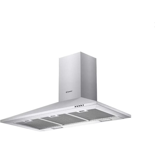 Hota Decorativa CCE119/1X 305 M3/h 1 Motor Filtru Metalic LED 90Cm Clasa C Inox