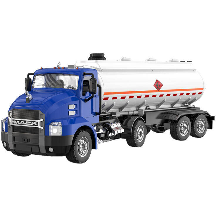 Jucarie E582-003, Model Oil Tank, Scara 1:26, Telecomanda, Albastru/Alb