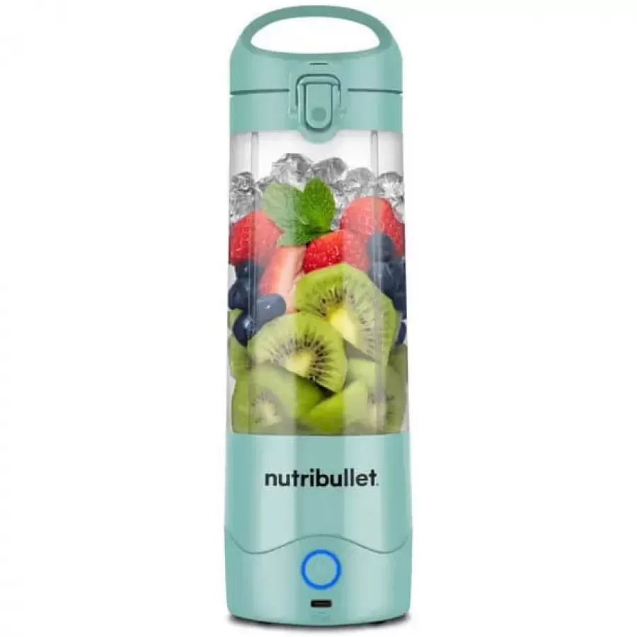Blender Portabil nutribullet NBP003LBL Flip 1 Treapta Viteza USB-C Albastru Deschis