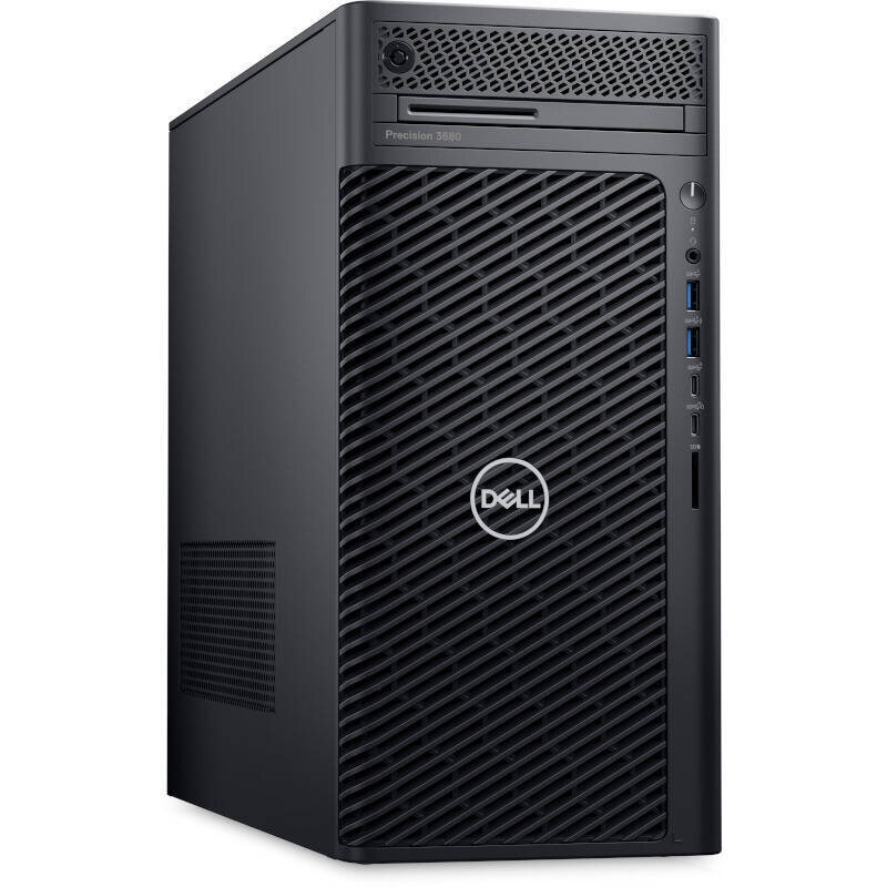 Sistem desktop Precision 3680 MT Intel Core i7-14700K 32GB DDR5 1TB SSD nVidia RTX A1000 8GB Windows 11 Pro 3Yr ProS NBD Black