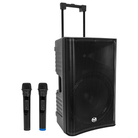 Boxa portabila BOXA PORTABILA 15''/38CM 300W RMS TWS CU BT/USB + 2 MIC WIRELESS