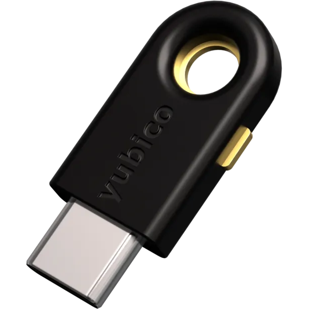 Cheie Securizare YubiKey 5c Versiune Firmware 5.7.1 Interfata USB-C Negru