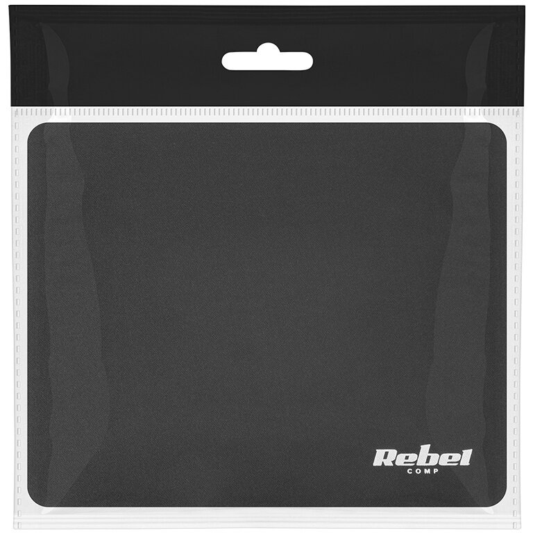 Mousepad Rebel 215mm x 178mm Negru — imaginea 3