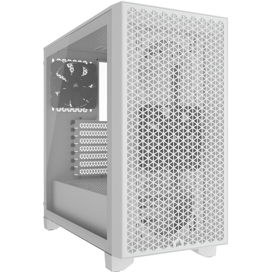 Carcasa CORSAIR 3000D Tempered Glass Mid Tower White