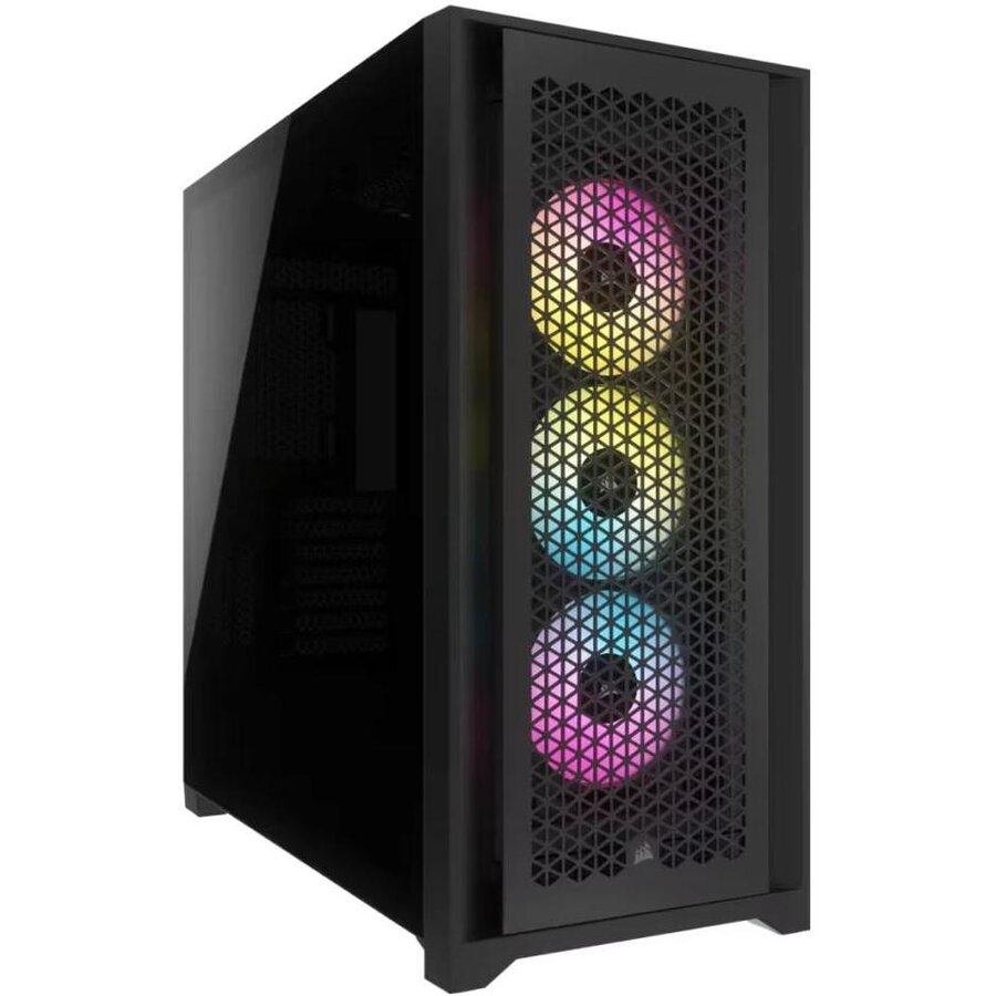 Carcasa iCUE 5000D RGB Airflow Tempered Glass Mid-Tower Negru