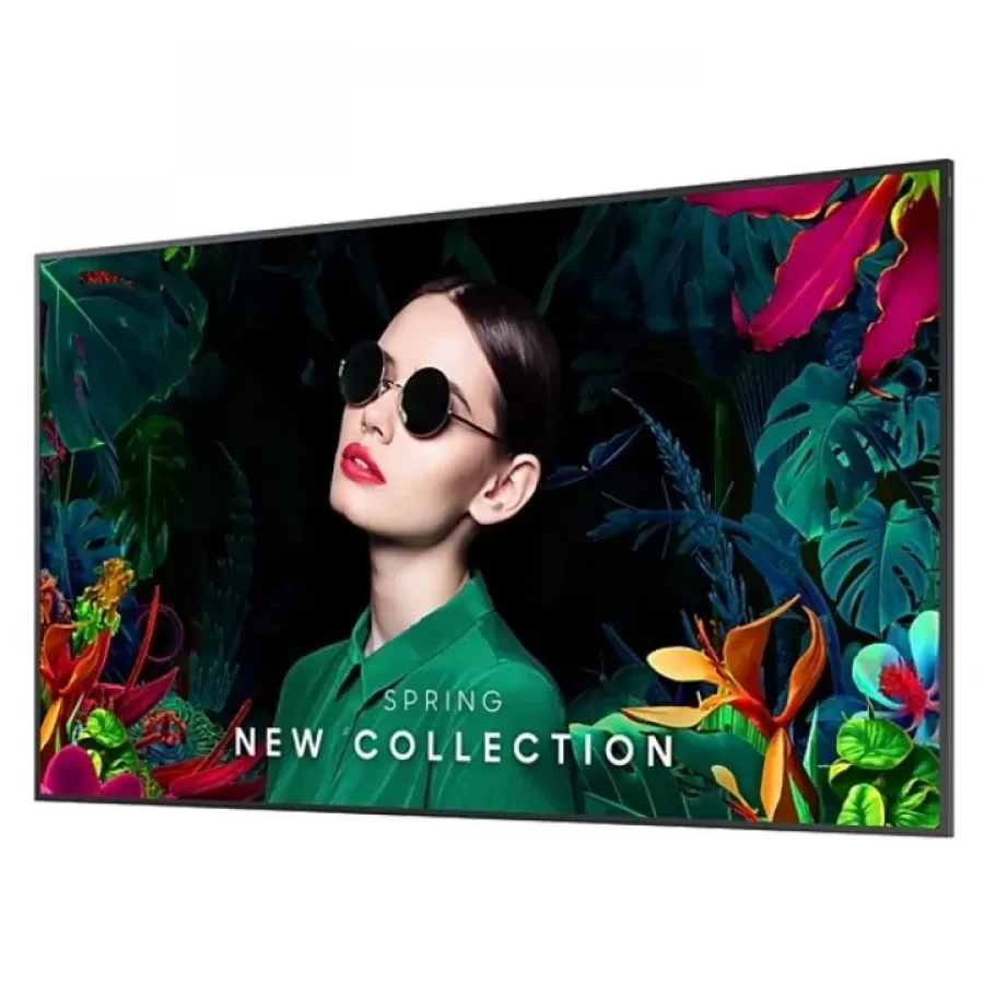 Display Profesional IPS Samsung LH43QMCEPGCXEN 43inch UHD 8ms HDMI DisplayPort WiFi Bluetooth Negru — imaginea 2