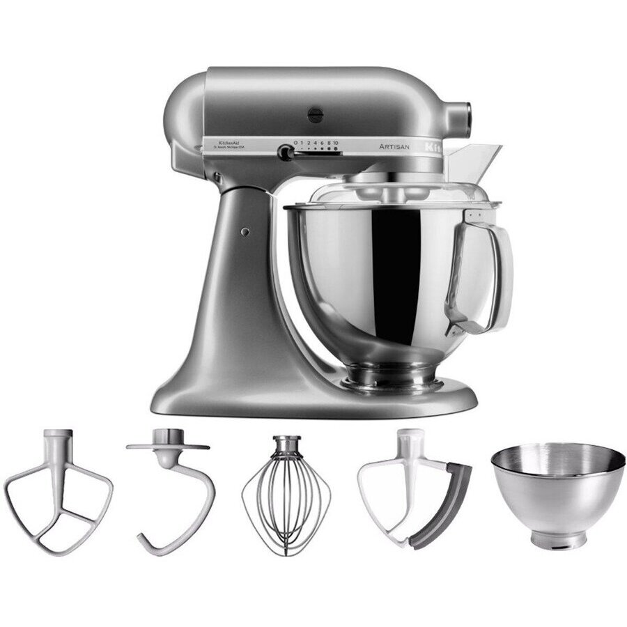 Mixer Cu Bol 300 W 4.8 L Silver