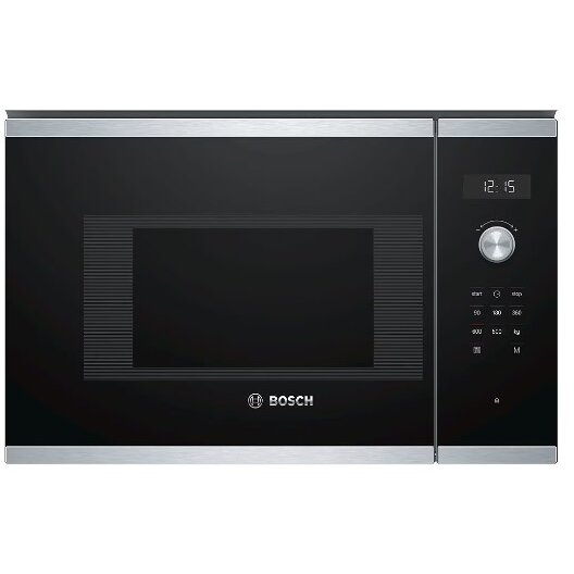 Cuptor cu Microunde BFL524MS0 Incorporabil 800W 20L 7 Programe Control Digital Curatare Hidrolitica Negru