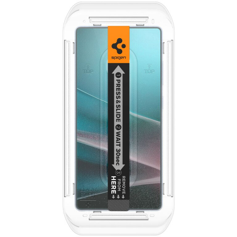 Folie protecție Spigen Sticlă Securizată Full Glue Set 2 bucăți AGL09082 EZ FIT pentru Samsung Galaxy S25 Ultra S938 — imaginea 4