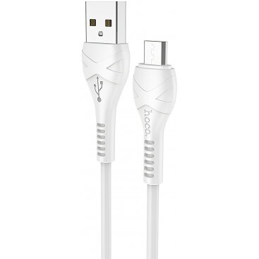 Cablu Date si Incarcare USB-A - microUSB X37 18W 1m Alb