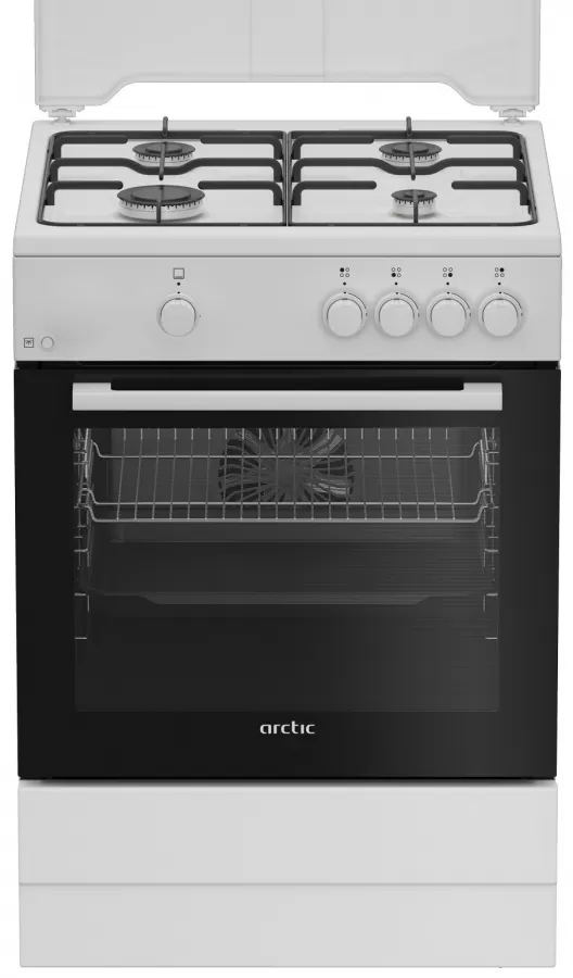Aragaz Arctic ABGM6600L Gaz 4 Arzatoare Alb