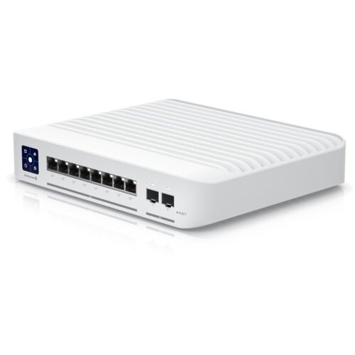 Switch UniFi Enterprise 8 PoE Managed L3 2.5G Ethernet (100/1000/2500) Power over Ethernet (PoE) Stainless steel Alb