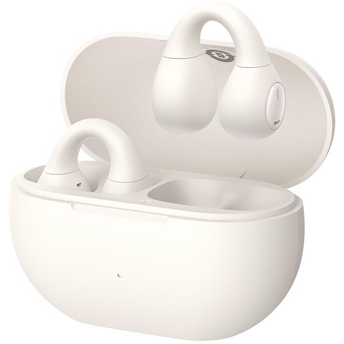 Casti Bass 15 Clip Open Ear Headset True Wireless Stereo (TWS) In-ear Calls/Music Bluetooth Alb