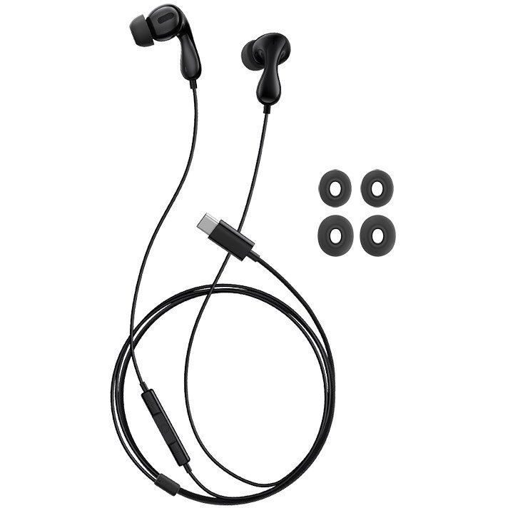 Casti Encok CZ20 Headset Wired In-ear Calls/Music USB Type-C Negru