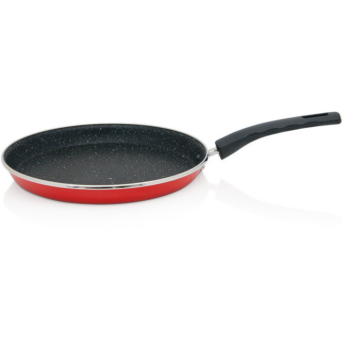 Tigaie Clatite 1L Granit Inductie 25Cm Rosu