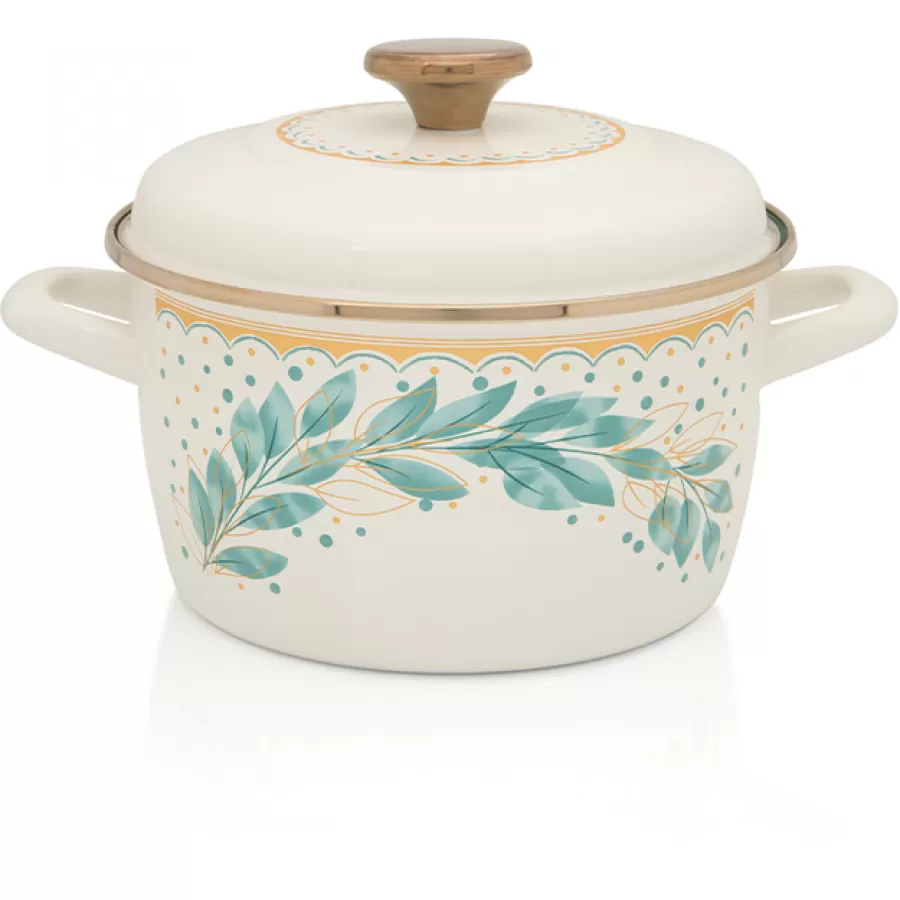 Oală Metalac 3.5L Cu Capac 20Cm
