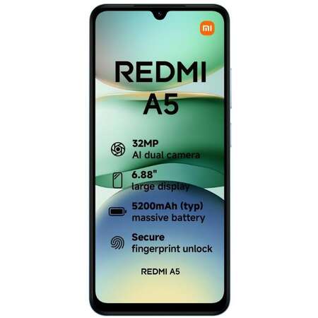Telefon mobil Xiaomi Redmi A5 64GB 3GB RAM Dual Sim 4G Ocean Blue