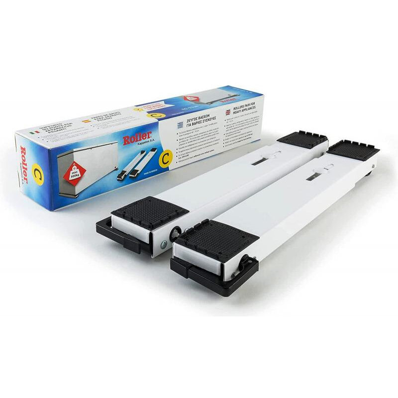 Role Transport Universale Roller 00665 pentru Produse Mari 2 Bucăți / Pachet Sarcina Maximă 300KG Alb