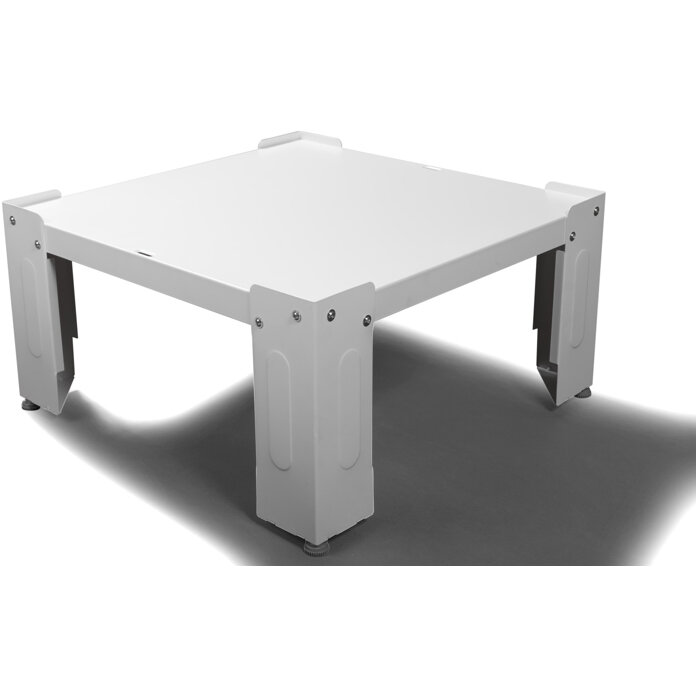 Suport Piedestal pentru Electrocasnice Roller 00803 Sarcina Maximă 150KG Oțel Elemente Asamblare Incluse Alb