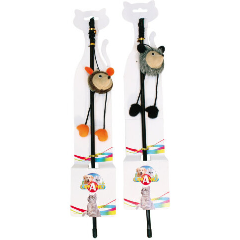 Jucărie pentru Pisici Croci Undita Cu Animale 45.5CM Diverse Modele