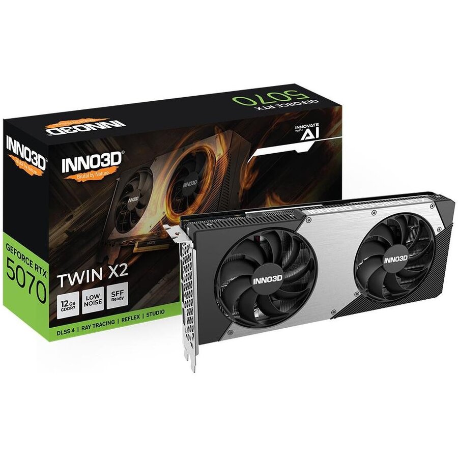 Placa Video GeForce RTX 5070 TWIN X2 12GB DLSS 4