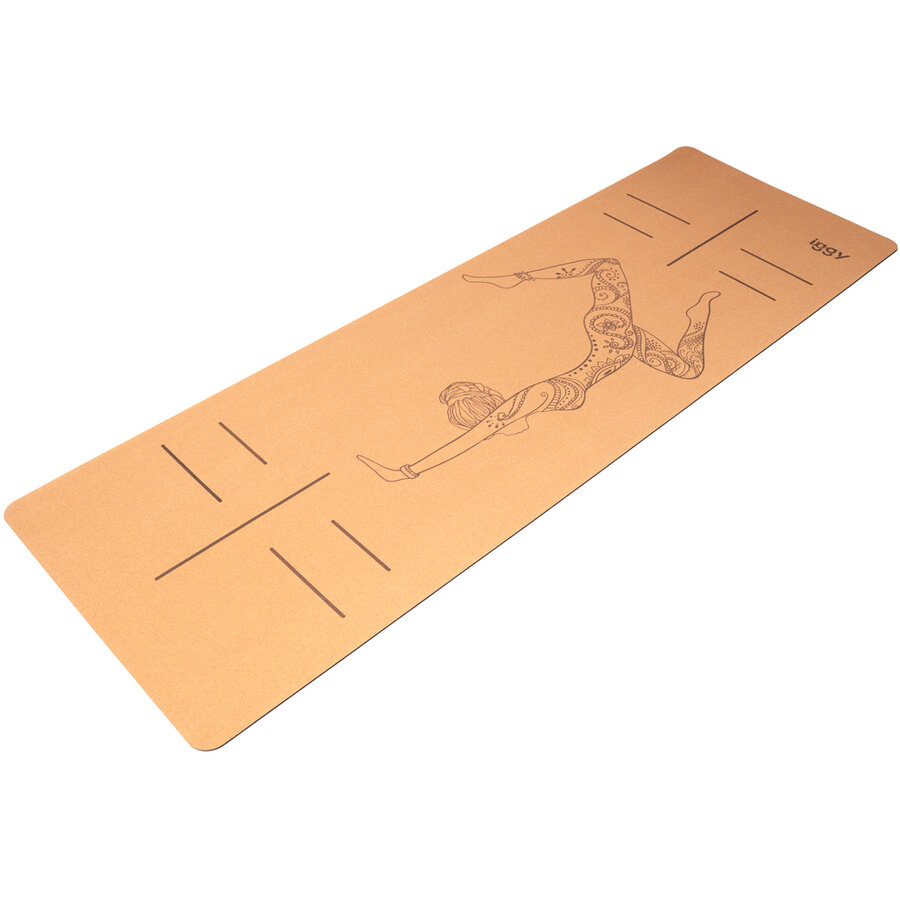Saltea Yoga Iggy din Plută 1830 x 610 x 4MM Maro