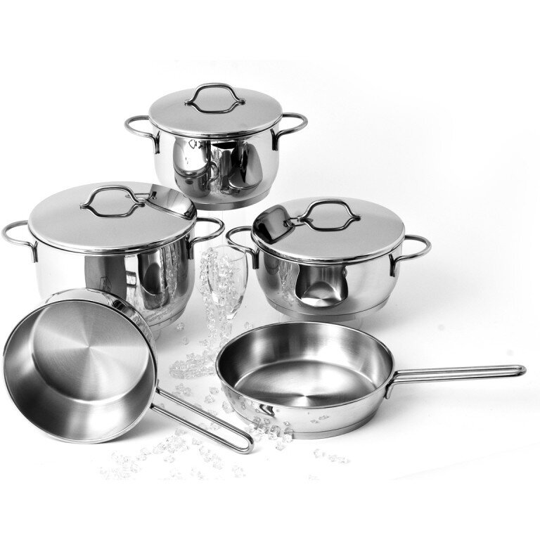 Set de Gatit Gracia din Otel Inoxidabil Argintiu