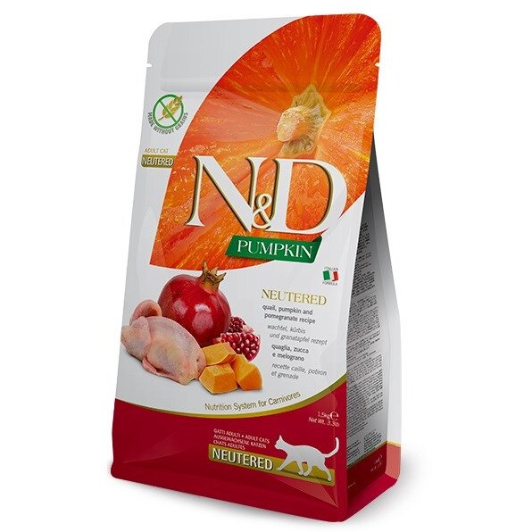 Hrana Pentru Pisici Farmina N&D Dovleac Prepelita Și Rodie Orice Rasa Adult 5kg