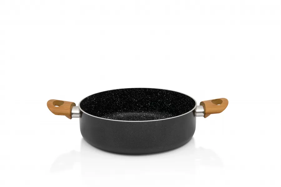 Cratiță Metalac Bonsai Capacitate 3L Diametru 24CM Negru