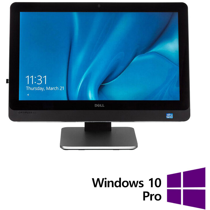 All In One Refurbished  9010, 23 Inch Full HD, Intel Core i5-3570S 3.10 - 3.80GHz, 8GB DDR3, 256GB SSD + Windows 10 Pro