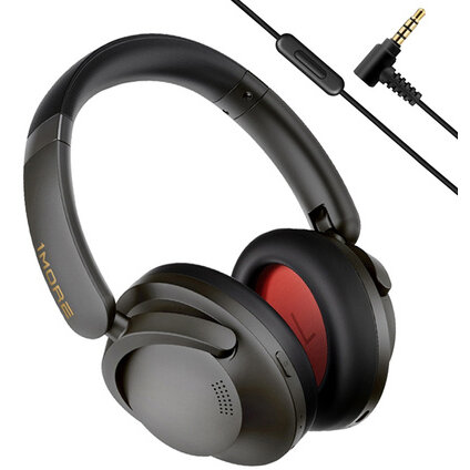 Casti Wireless SonoFlow Pro HQ51 Bluetooth / Cablu 3.5mm ANC Autonomie 100h Gri