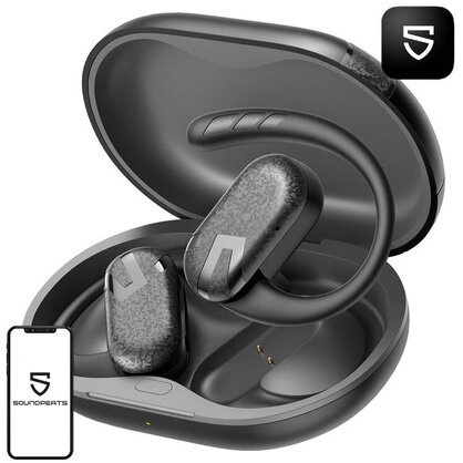 Casti Wireless Breezy Bluetooth 5.4 Autonomie 10h Negru