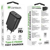 Incarcator Retea PD 20W 1xUSB Type-C Negru