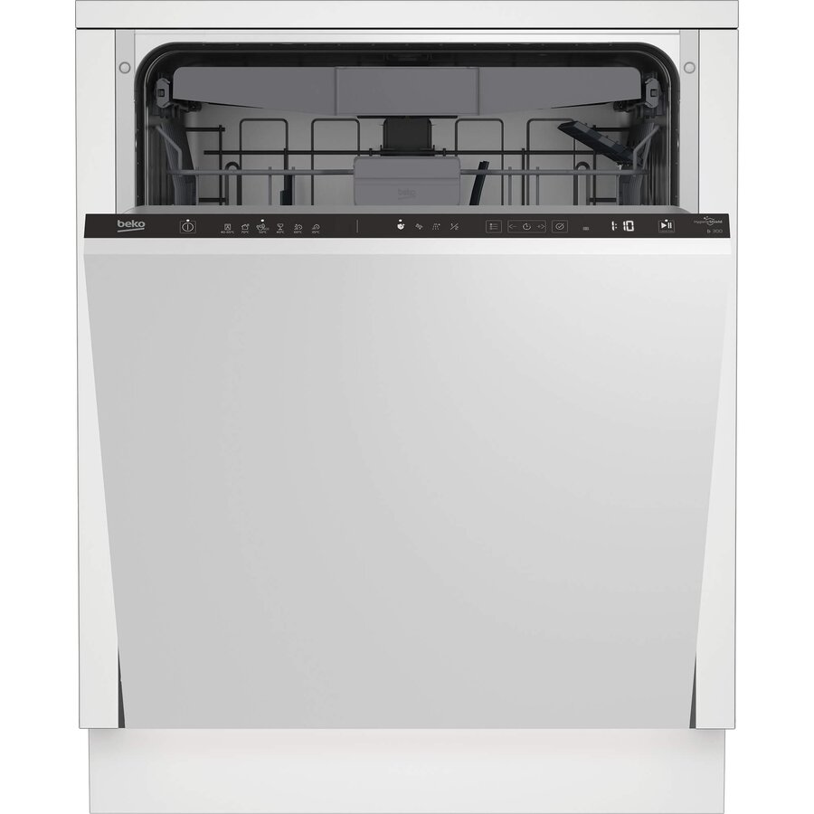 Masina de Spalat Vase Incorporabila 15 Seturi 6 Programe AutoDoor Opening Touch Control Indicator Luminos Podea Clasa D 60cm Alb