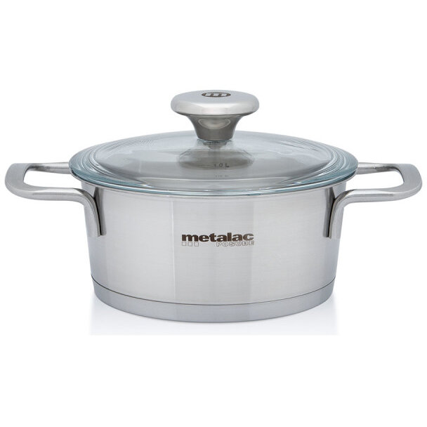 Caserola 1.3l Santino Metalac inox/16cm/1.3l - imagine 2