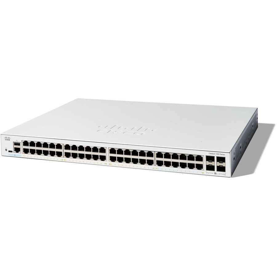 Switch Catalyst 1300 48-PORT GE 4X10G/SFP+ Alb