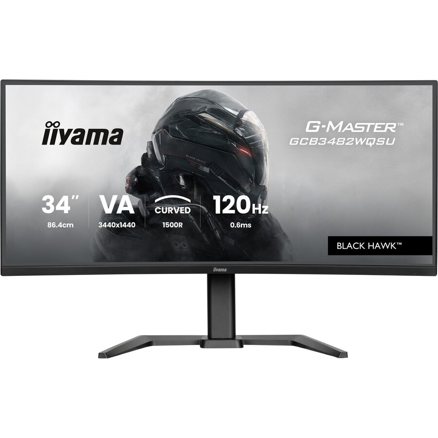 Monitor GCB3482WQSU-B1 34inch UWQHD FAST/1500R 3440X1440 120HZ 21:9 0.6M Negru