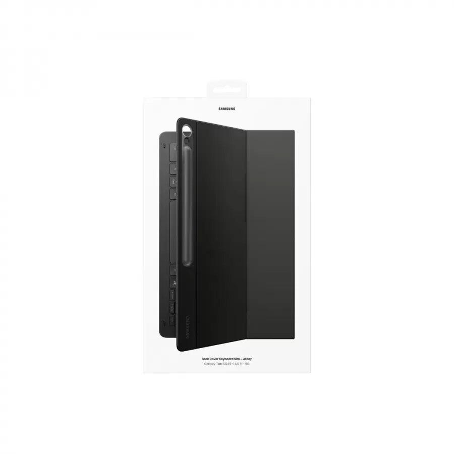 Husa cu Tastatura Samsung Book Cover EF-DX620UBEGWW Slim cu AI Key pentru Galaxy Tab S10 FE+ Negru