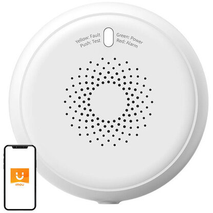 Senzor De Gaz Inteligent ZGA1 ZigBee Pana La 200m Alb
