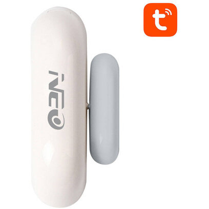 Senzor De Deschidere A Usilor Si Ferestrelor NAS-DS01W TUYA WiFi Alb