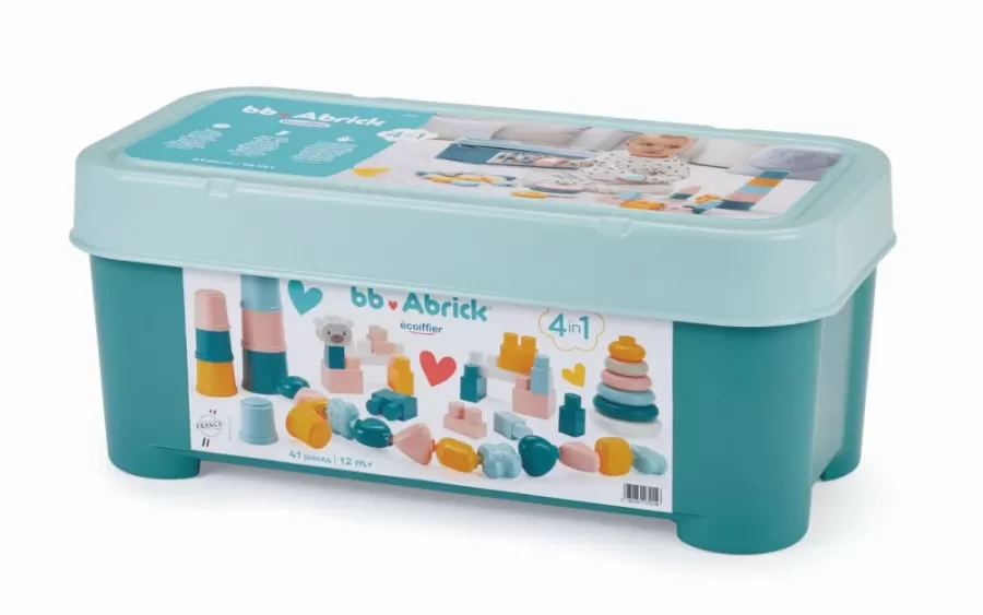 Set De Construcție Simba Ecoiffier Bb Arbick 4-In-1 Mașina / Căsuță / Vehicul / Turn +18luni Multicolor